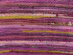 Shades of magenta with brass highlights
