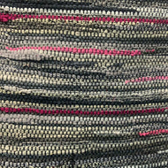 Many shades of gray with bright pink highlights, 24” x 42”