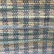 Palest shades of green, blue, cream, 23” x 38”