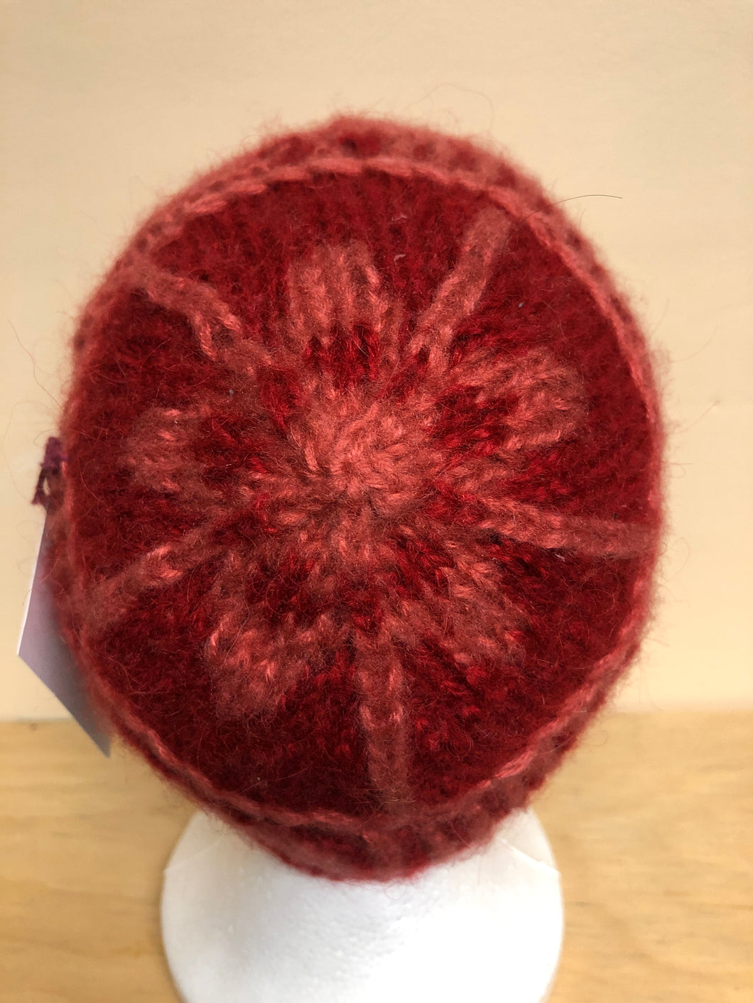 Red wool hat