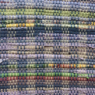 Lavender with pale green highlights. 23” x 40”
