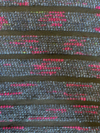 Purple/blue and pink table runner 13” x 23”