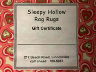 Sleepy Hollow Rag Rugs Gift Card