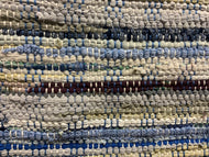 24 x 48 shades of gray with royal blue and burgundy highlights, cotton