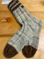 Hand-knit socks