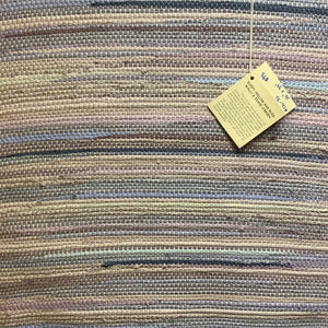 Pastel purples and blues 26”x39” rag rug