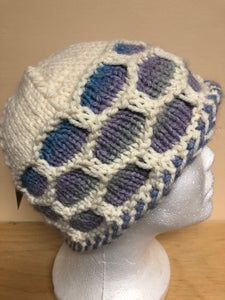 Cream colored wool hat